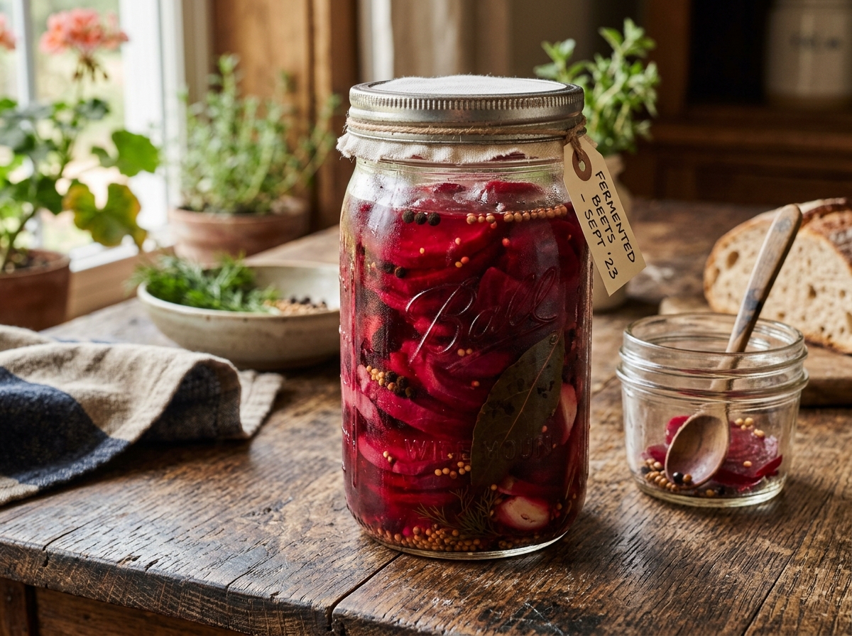Fermented Pickled Beets