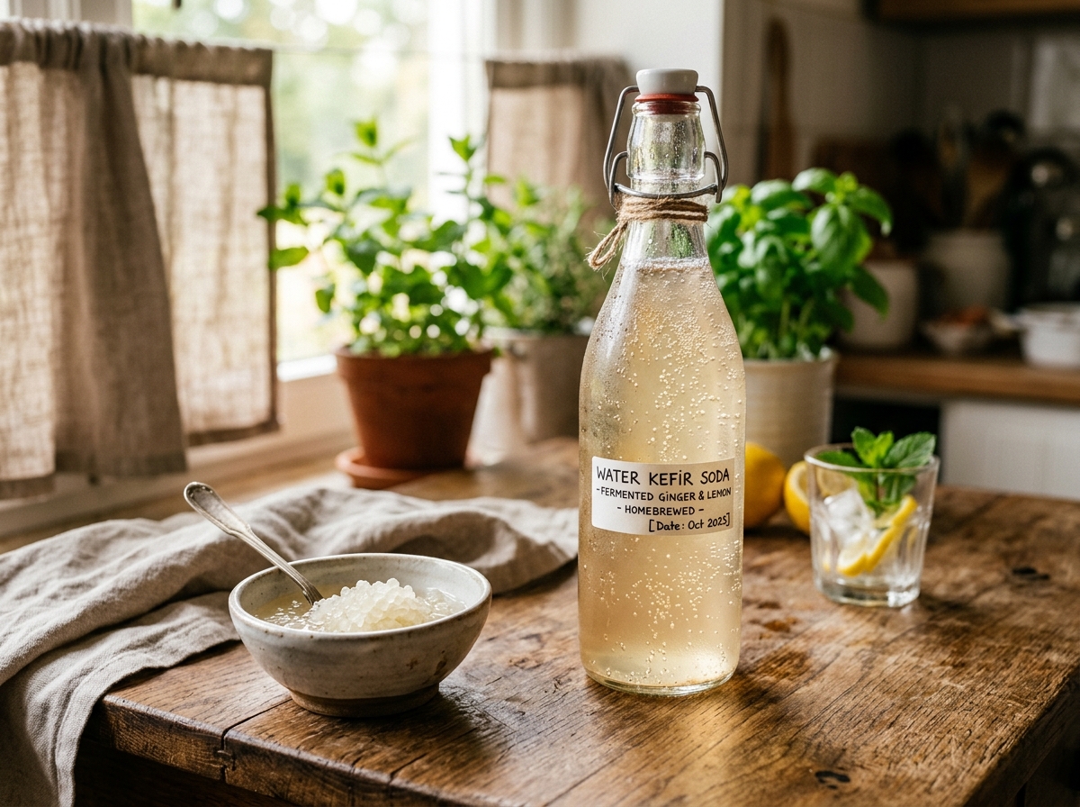 Water Kefir Soda
