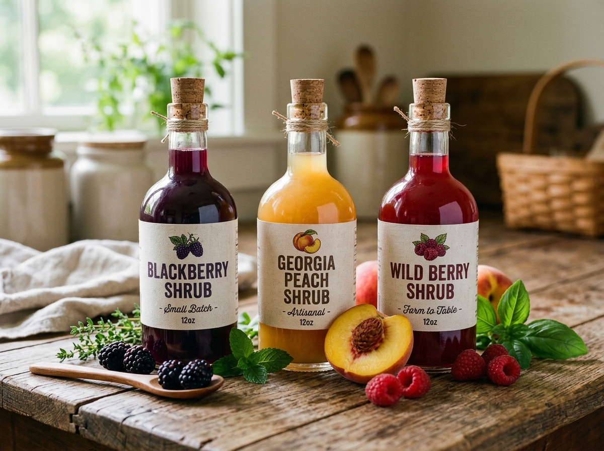 Fruit Shrubs (Drinking Vinegars)