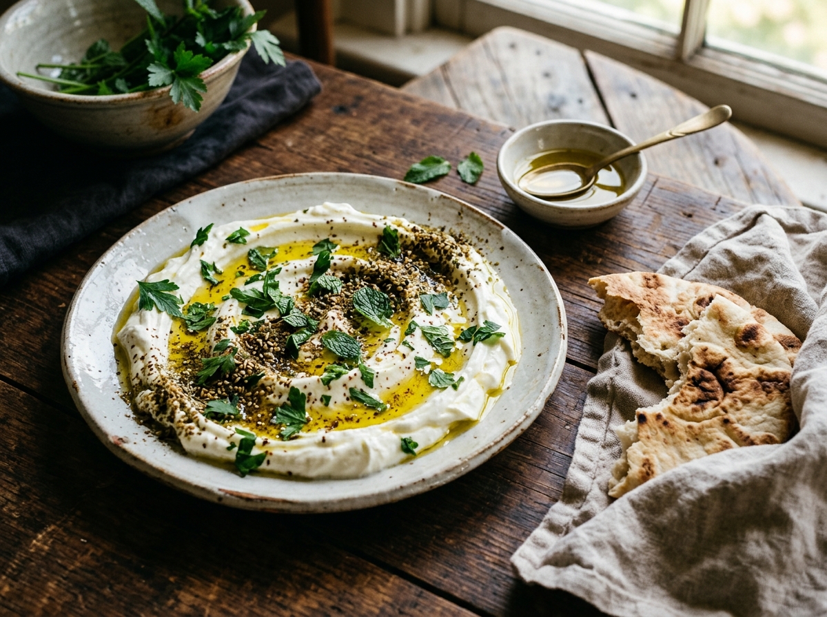 Labneh (Strained Yogurt Cheese)