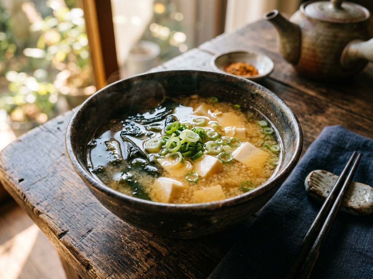 Japanese Miso Soup (Misoshiru)
