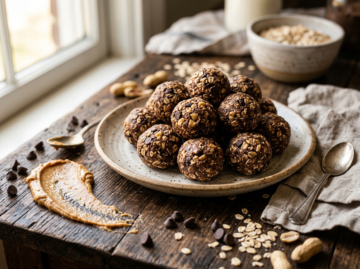 Chocolate Peanut Butter Energy Balls