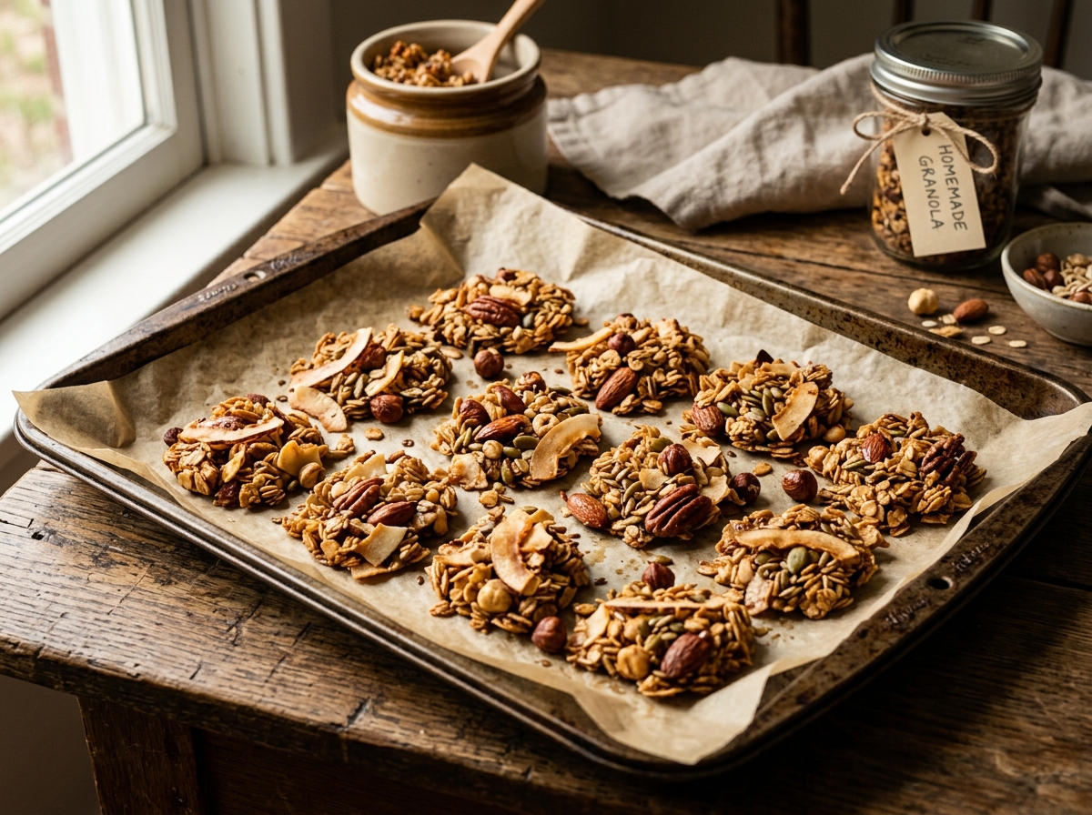 Crunchy Homemade Granola