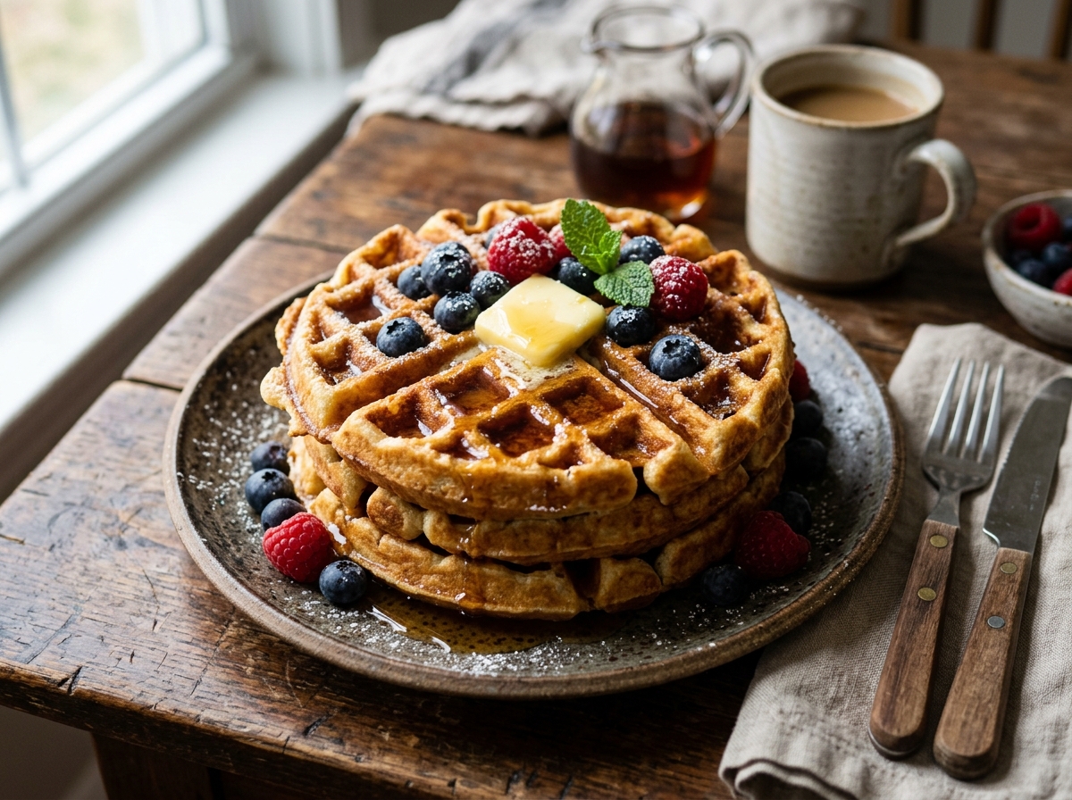 Homemade Freezer Waffles