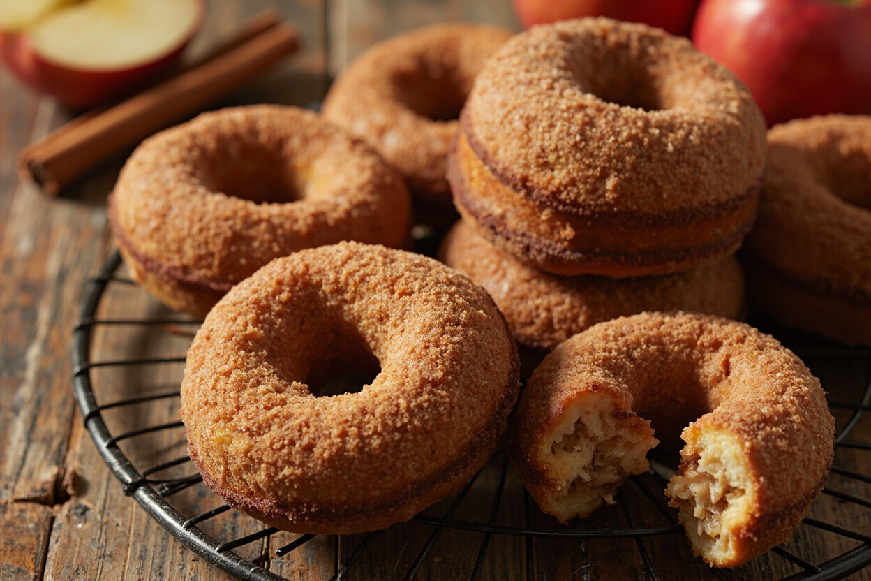 Spiced Apple Cider Donuts