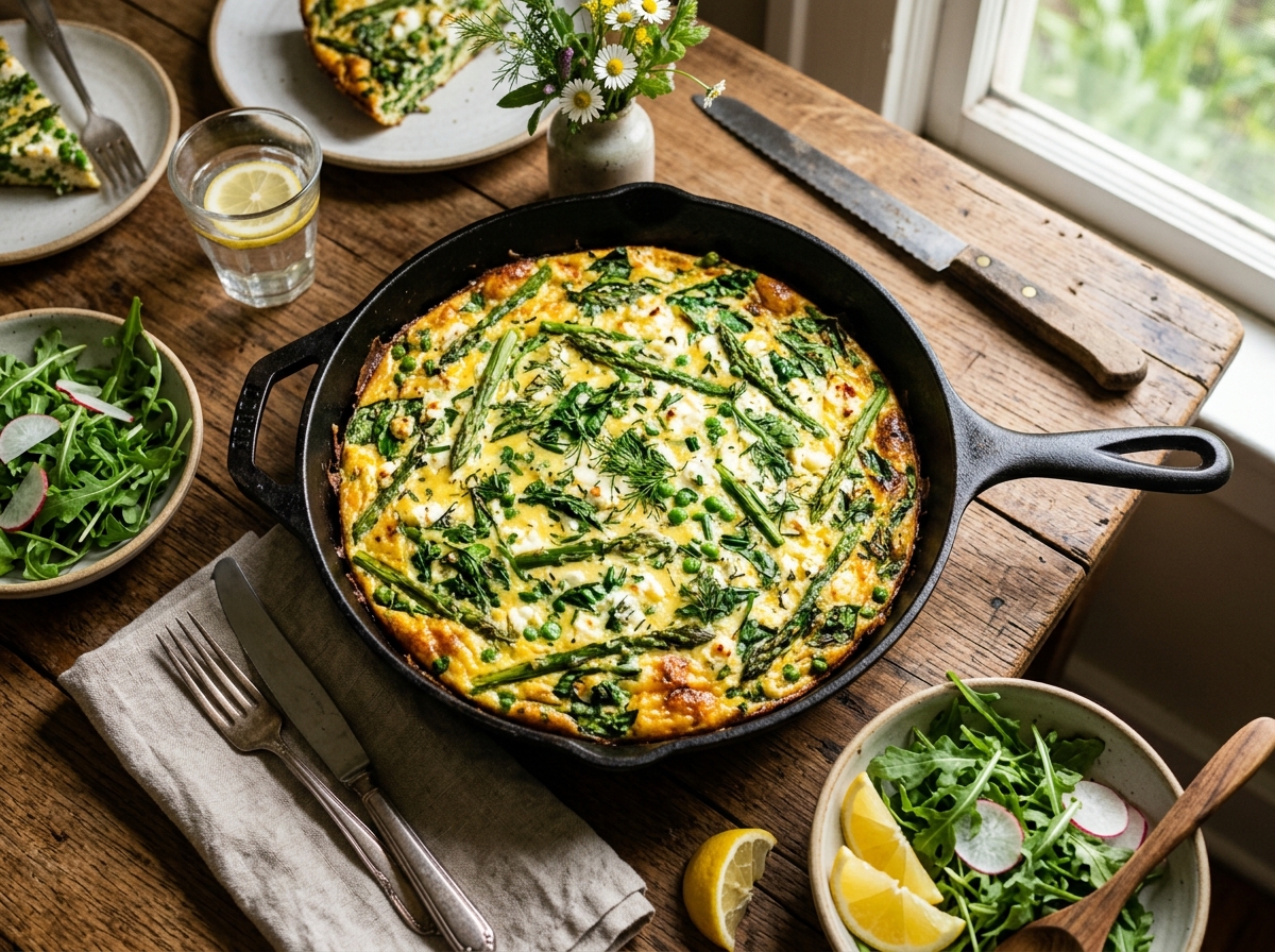 Spring Greens Frittata