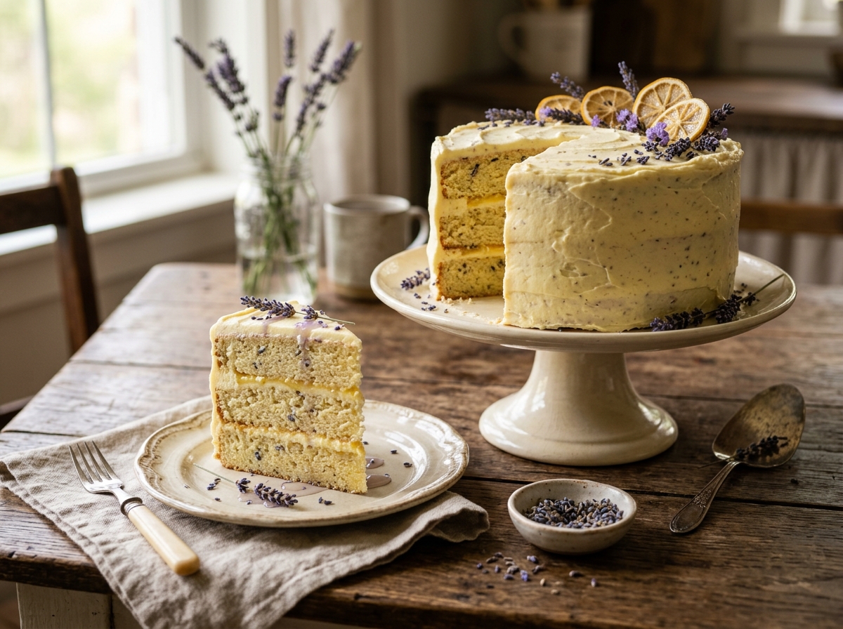 Lemon Lavender Cake