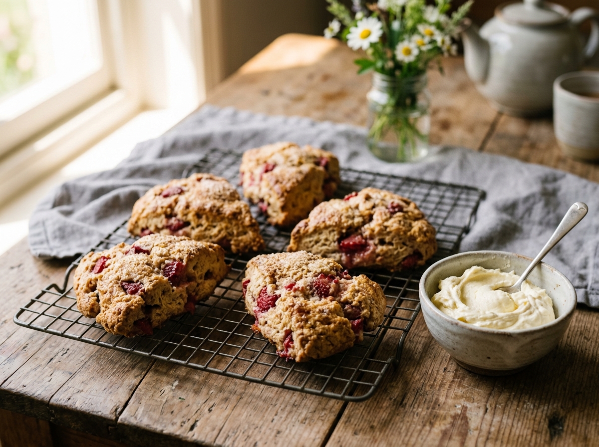Strawberry Scones