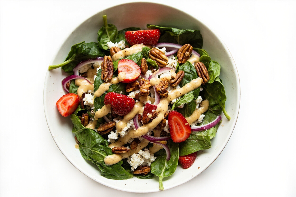 Strawberry Spinach Salad