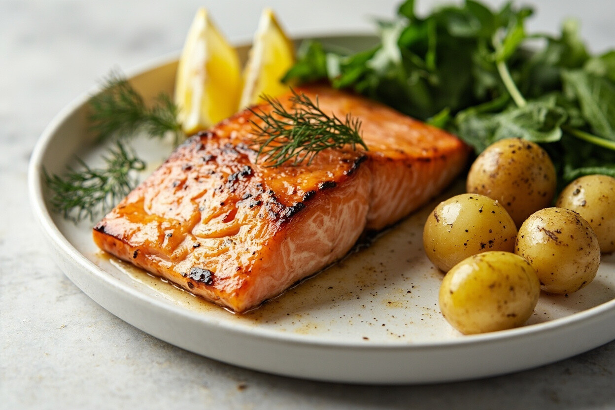 Spring Salmon with Dill & Lemon