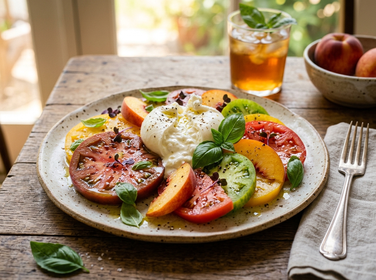 Heirloom Tomato & Peach Salad