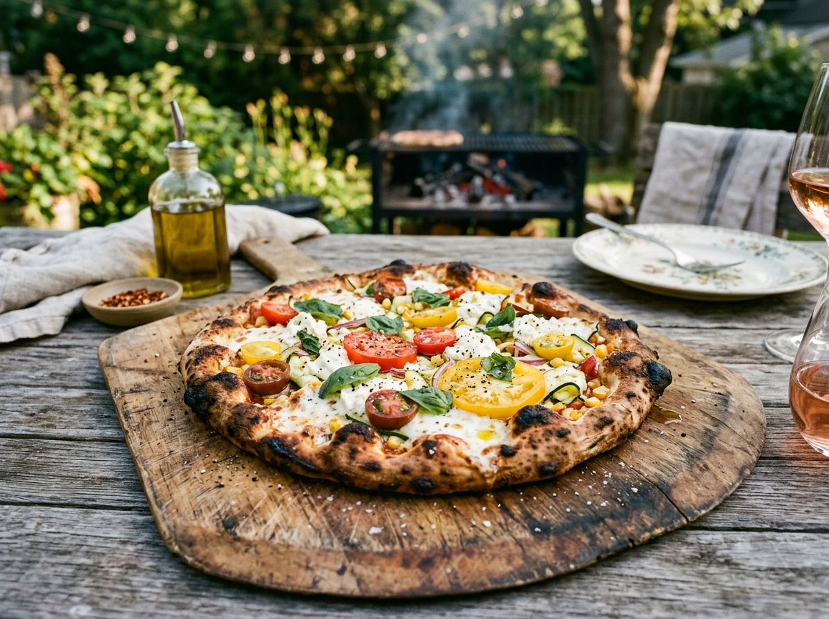 Summer Pizza on the Grill