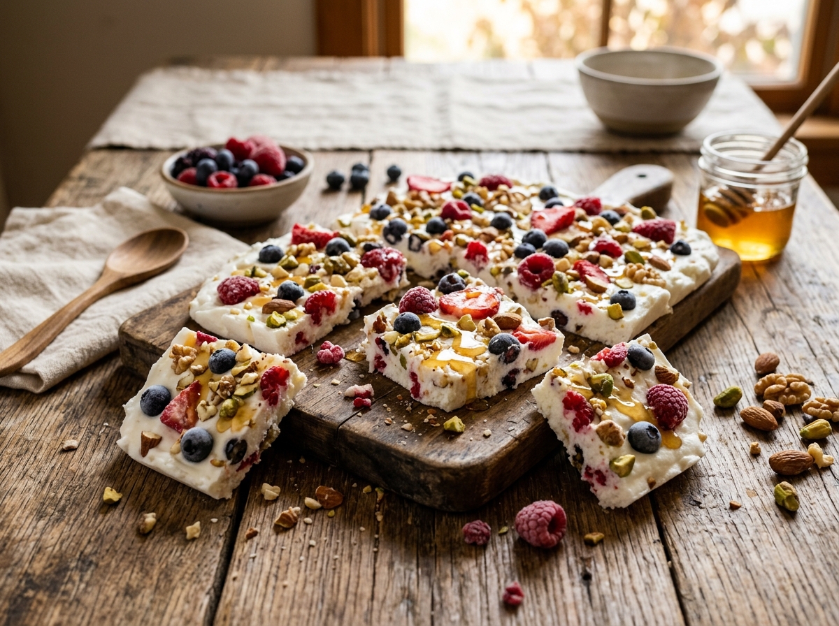 Frozen Yogurt Bark