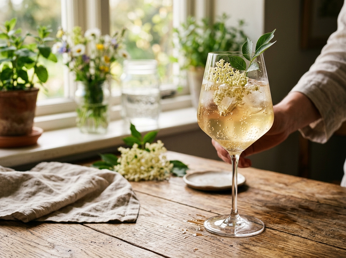 Spring Elderflower Spritz