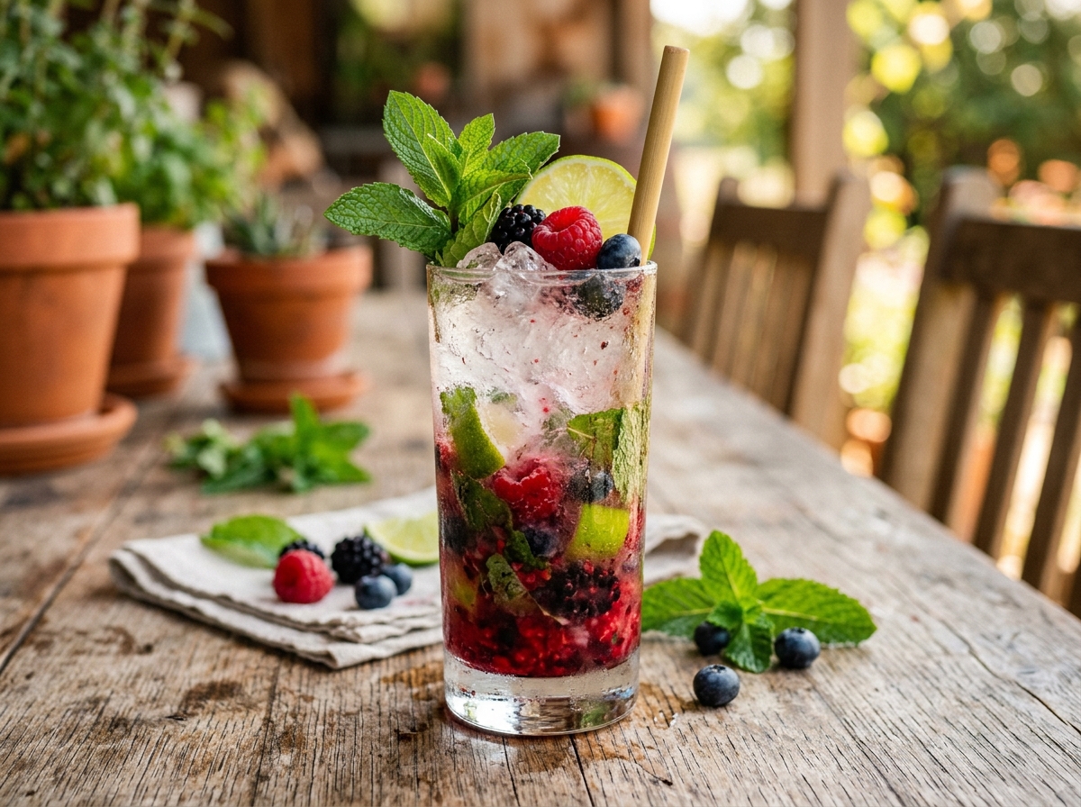 Summer Berry Mojito