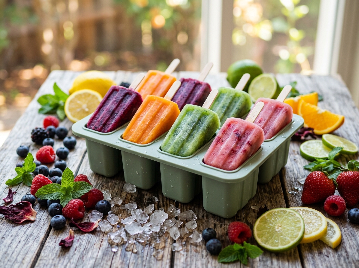 Herbal Electrolyte Ice Pops