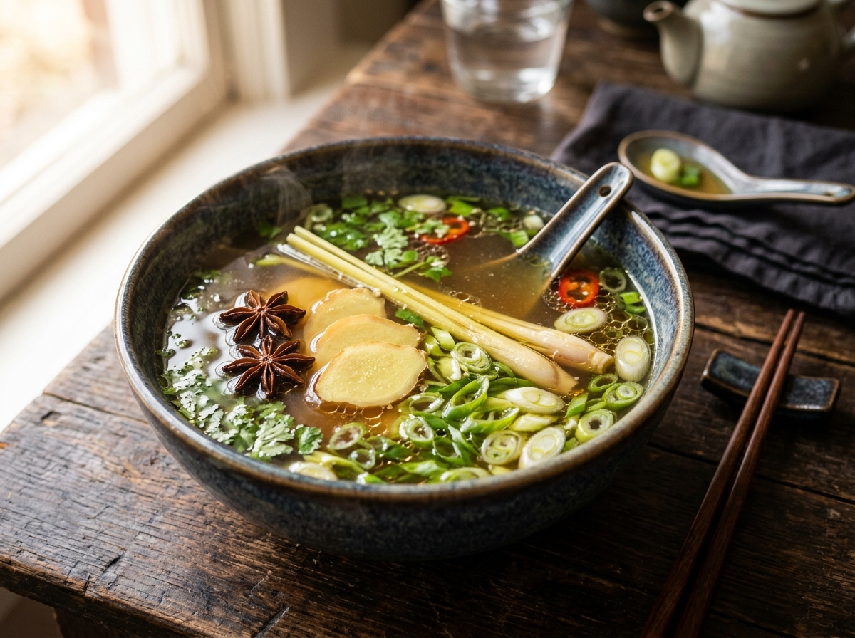 Asian-Inspired Bone Broth