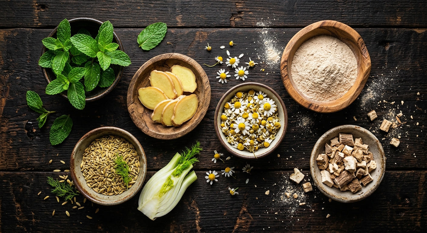 Heal Your Gut Naturally With These 6 Kitchen Herbs