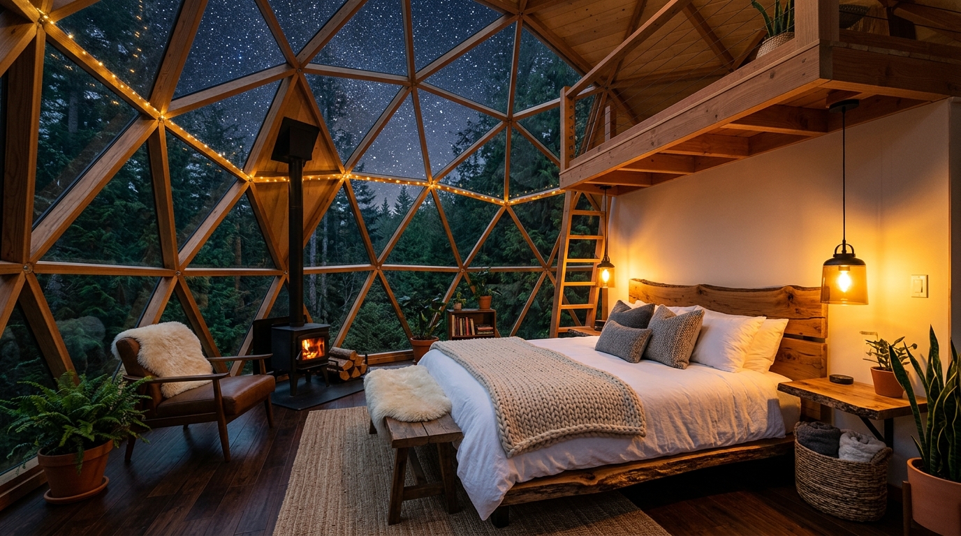 Geodesic Dome Interior
